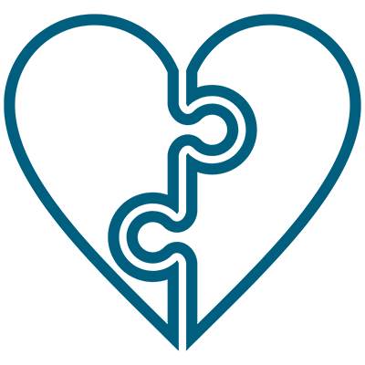 heart puzzle icon
